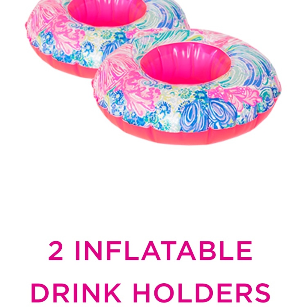 Lilly Pulitzer Drink Floaty set of two
